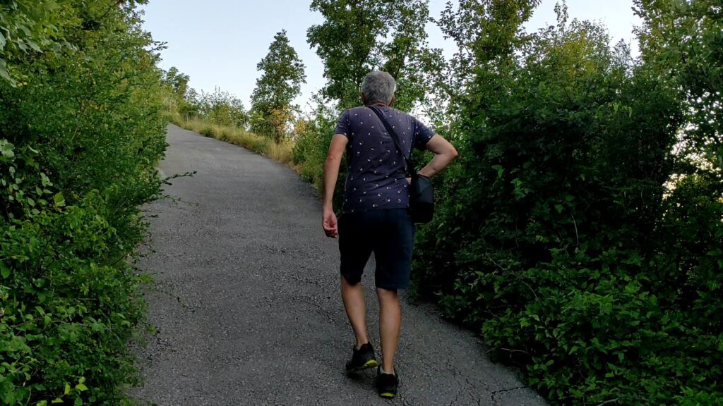 Goran na najstrmijem dijelu uspona na sv. Jurja.